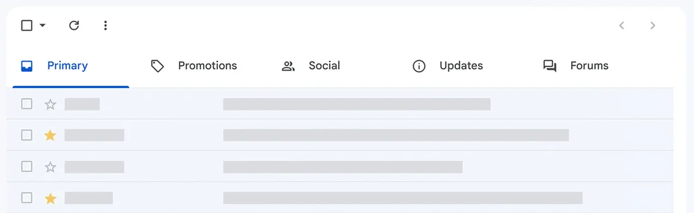 Google Workspace Gemini - Inbox categorization