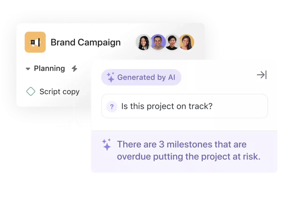 Asana AI - 即時問答