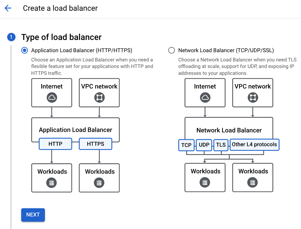 Google Cloud - 選擇 Application Load Balancer (HTTP/HTTPS)