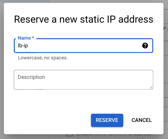 Google Cloud - 給靜態 IP 命名