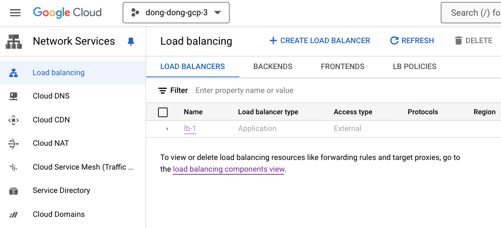 Google Cloud - 等待建立 Load Balancer