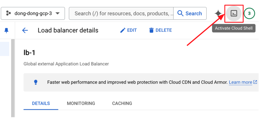 Google Cloud - 啟動 Cloud Shell
