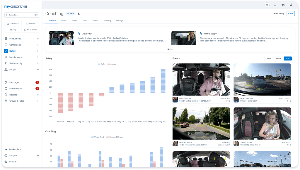 Geotab GO Focus Plus: Coaching Overview
