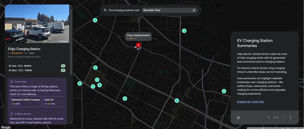 Google Maps Platform AI Summaries